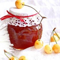 Варенье из белой черешни
