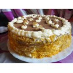 Торт эклерный с вишней