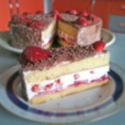 Торт с нежнейшим творожным кремом