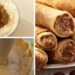 Начинки для вафельных трубочек