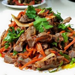 Обалденная закуска из куриных желудочков