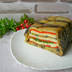 Сели и сразу весь съели: терин из баклажанов