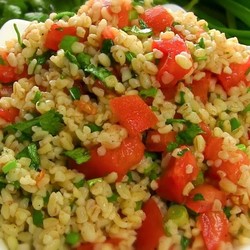 Постный салат с булгуром и овощами на каждый день