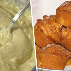 Воздушные, легкие кексы: Готовятся очень просто и быстро, справится даже ребенок