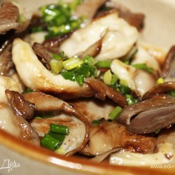 Закусочные чесночные вешенки