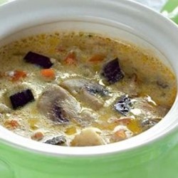 Грибной суп с баклажанами: вы пожалеете, что не готовили его раньше