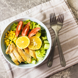 Лучшие рецепты летних салатов с куриным филе