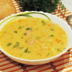 Гороховый суп с красной чечевицей - пошаговый рецепт с фото