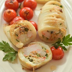 Праздничный кальмар