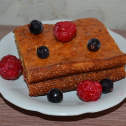 Быстрый пирог на кефире без масла