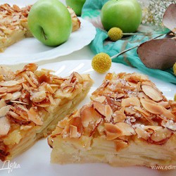 Яблочный пирог с миндальной корочкой