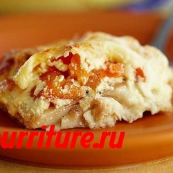 Запечённая рыба (треска, лампсунг, лобань, минтай или другая)