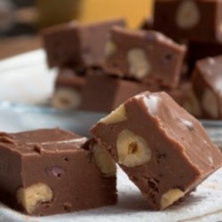 Шоколадная помадка с орехами