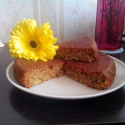 Постный кекс с маком