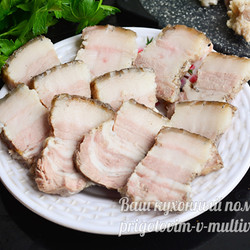 Сало вареное в пакете - обалденный рецепт с фото пошагово