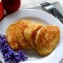 Оладьи с яблоками