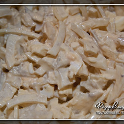 Салат из копченой трески