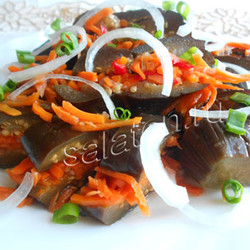 Квашенные фаршированные баклажаны