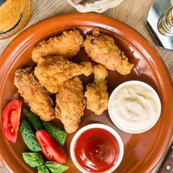 Куриные крылышки в кляре