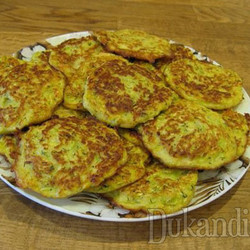 Оладушки из кабачков на изоляте