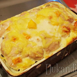 Запеканка с курочкой и тыквой