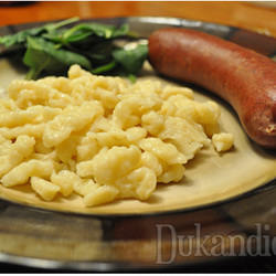 Немецкая домашняя лапша «Шпецле» (Spätzle)