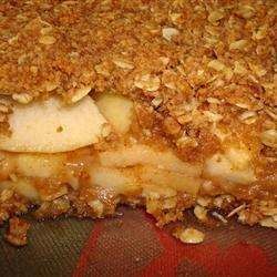 Яблочная запеканка с геркулесом