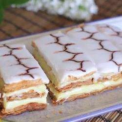 Французский Наполеон из готового слоеного теста