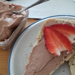 Frischkäse mit Schokolade