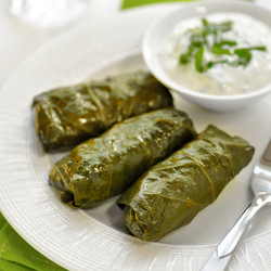 Долма с творогом и брынзой