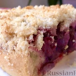 Постный Вишневый Пирог 