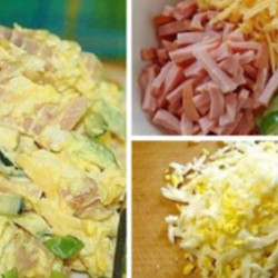 Салат «Нежный»: очень простой, быстрый. Безумно всем нравится