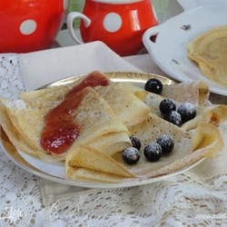 Заварные блинчики на ряженке