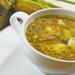 Рассольник классический с перловкой 