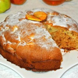 Медовый пирог с яблоками