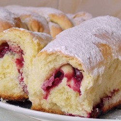 Дрожжевые сдобные булочки на кефире 