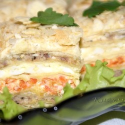 Закусочный торт "Наполеон"