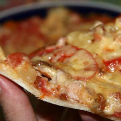 Тонкое тесто для пиццы