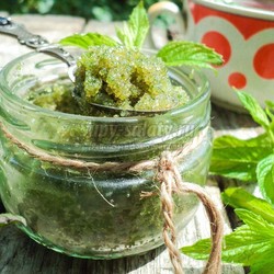 Мятный сахар на зиму.