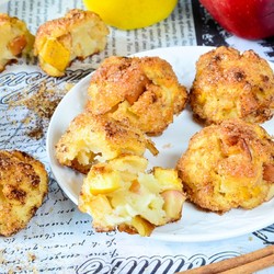 Товрожное печенье с яблоками: пошаговый рецепт с фото