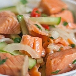 Салат из рыбы по-корейски
