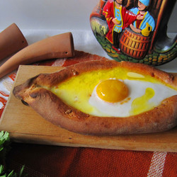 Хачапури по-аджарски: пошаговый рецепт с фото