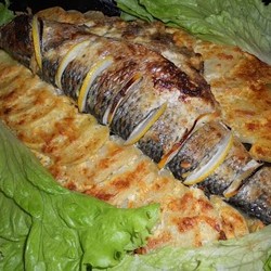 Фаршированный пеленгас, запечённый в духовке!