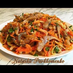 Салат с Селедкой / Salad of Herrings / Праздничный Салат / Селедка По-Корейски / Herring in Korean