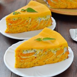 творожно-тыквенная запеканка