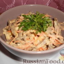 салат из печени