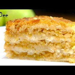 Простой пирог с яблоками вместо Шарлотки! Даже миксер не нужен! Яблочный насыпной пирог Три стакана