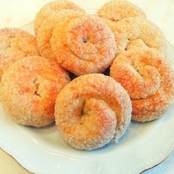 Слоистые САХАРНЫЕ КОЛЕЧКИ на Кефире.Вкусная и быстрая выпечка к чаю,из ничего.quick tea biscuits