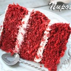 Торт "Красный бархат": оригинальный рецепт с пошаговыми фото