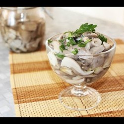 Вешенки соленые. Рецепт вкусной и быстрой грибной закуски.